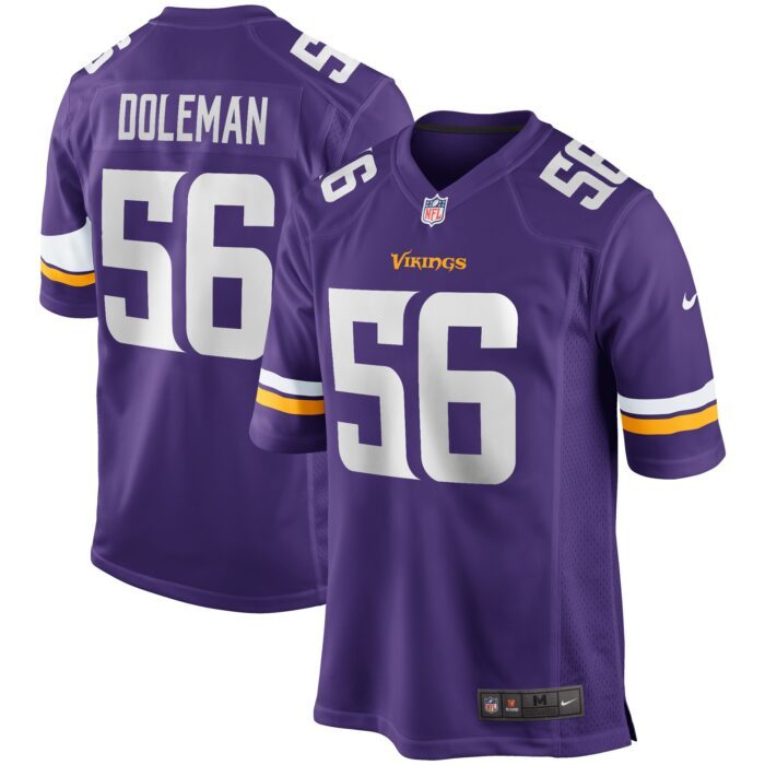 None Men's All-Pro MIN Vikings Top-Grade Jersey Game Day Wear