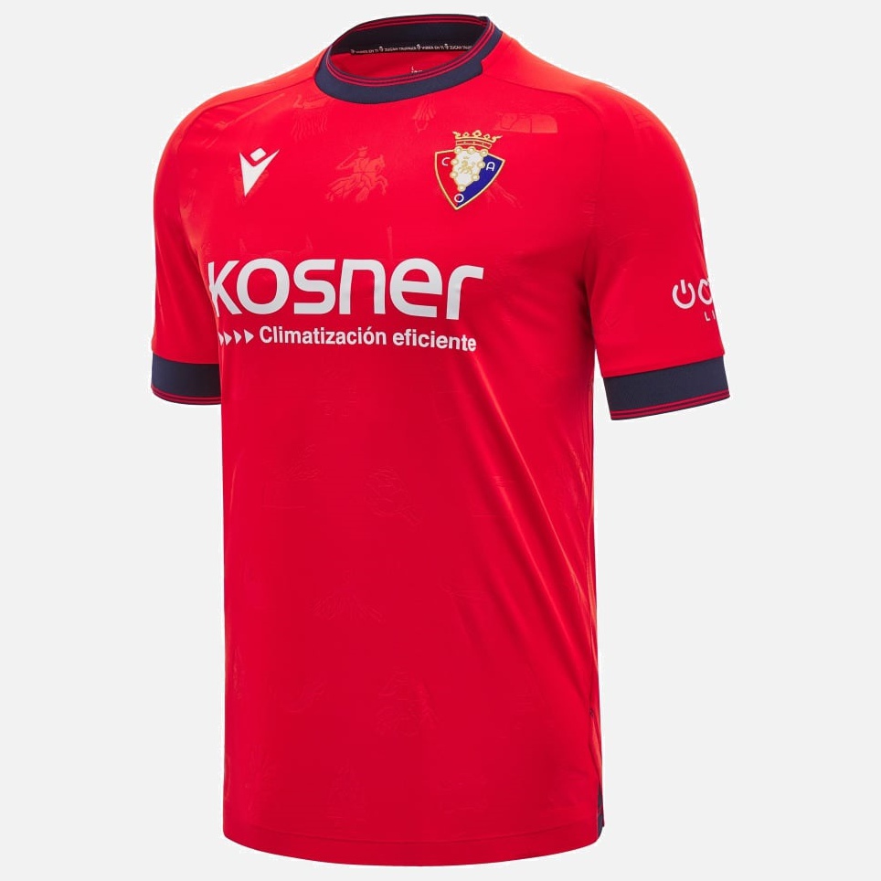 [SD] No More Macron Osasuna Kit Released 24 25 Home  Jersey