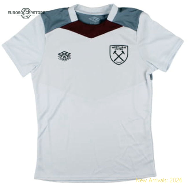 2024-2025 West Ham Training Jersey (Arctic Ice) - Kids