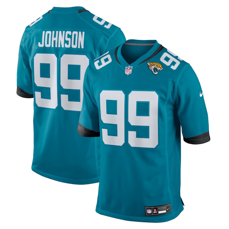 None Austin Johnson JAX Jaguars Championship Genuine Jersey Game Day W