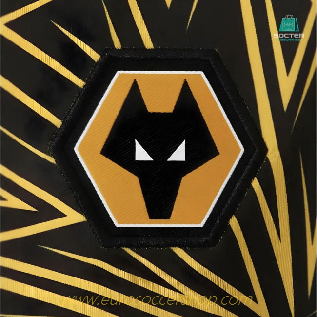 2025-2026 Wolves Home Pre-Match Shirt (Black)
