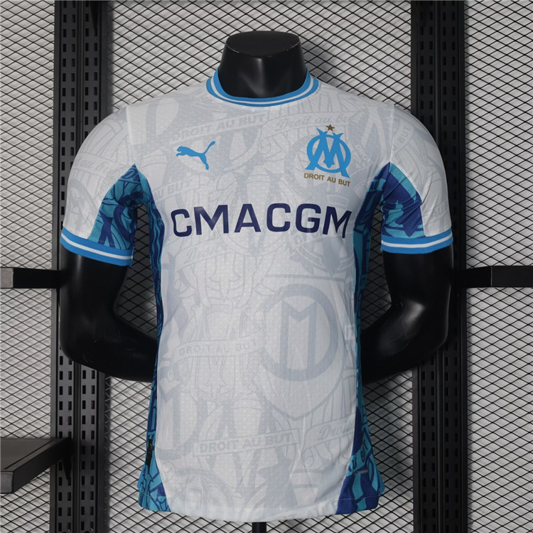 Authentic Marseille 2425 Home Match Shirt - Official Replica 11589