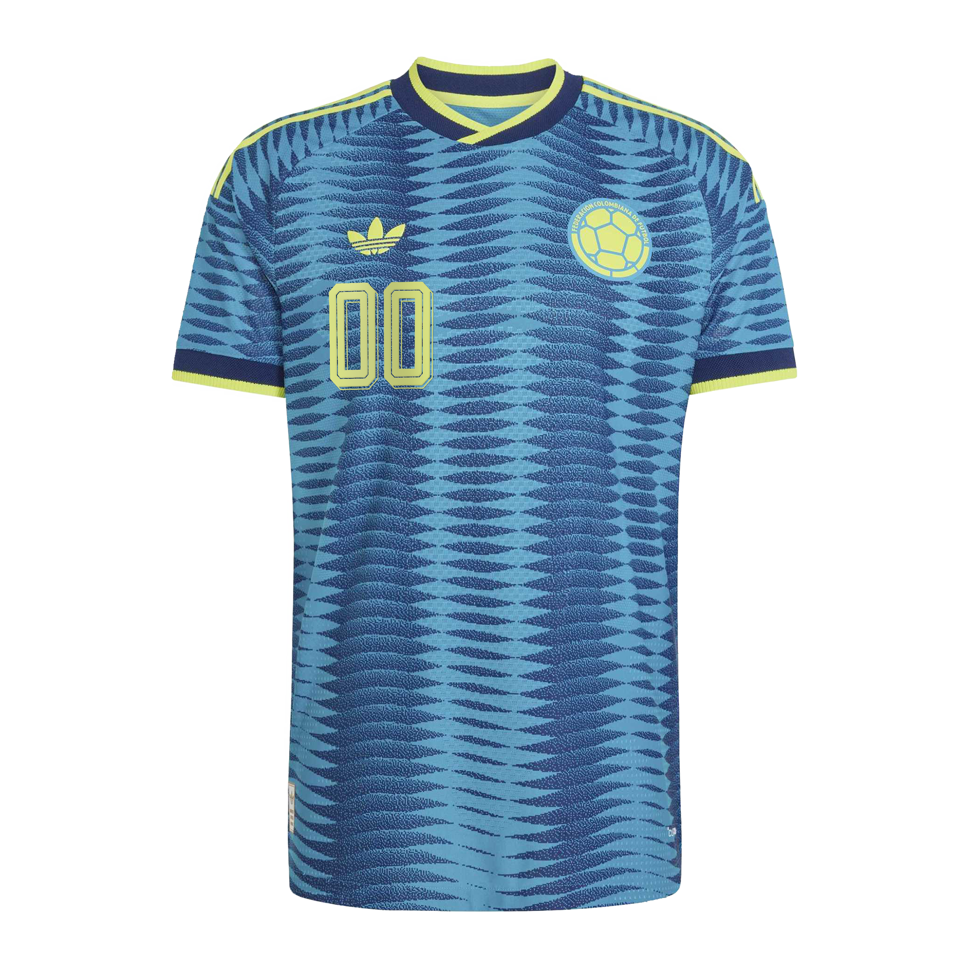 [SJH] Colombia National Team 2026 Away On-Field Authentic Custom Jersey - Turquoise