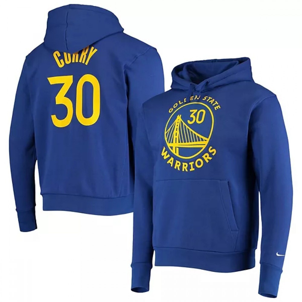Elite Golden State Warriors Stephen Curry30 Blue Jersey - Fan Favorite
