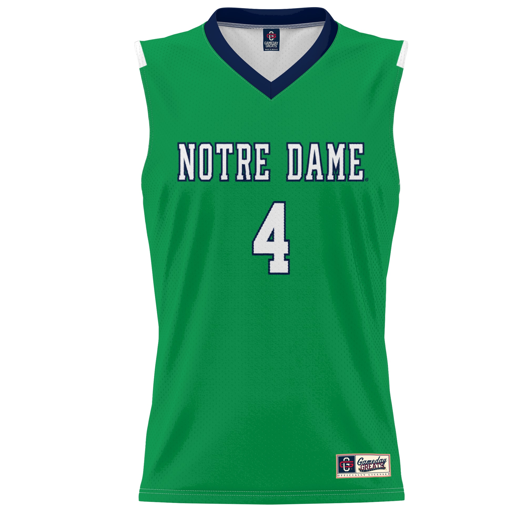 [NJP] Skylar Diggins Notre Dame Fighting Irish GameDay Greats Youth Lightweight Basketball Alumni Jersey - Green