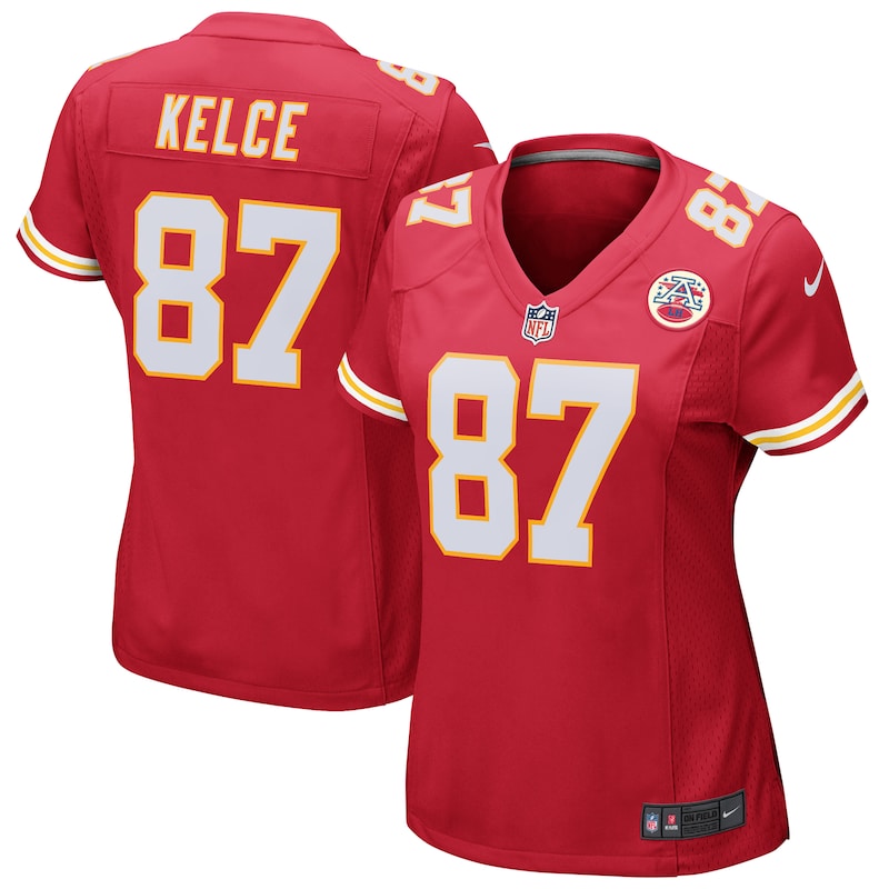None Travis Kelce KC Chiefs Premium-Quality Authentic Jersey