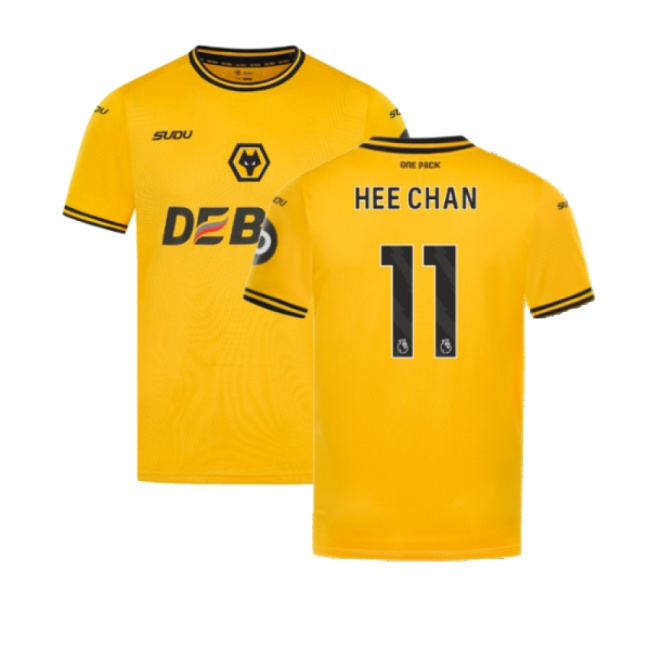 Wolves Wolves Home Shirt Hee Chan #11 High Performance Licensed Ne...