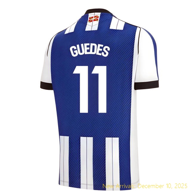 2025-2026 Atletico Madrid Home Shirt - Official Match Day (Guedes 11)