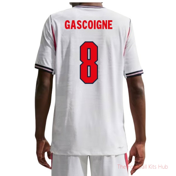 Supporters England Aero-Fit 2026-2027 Home Shirt (Gascoigne 8)