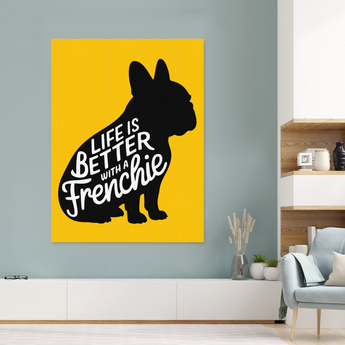 - French Bulldog Adorable Frenchie Wall Art Dog Supplies | Safe For Paws