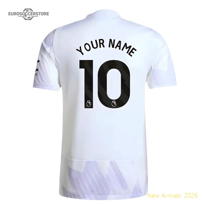 2025-2026 Man Utd Authentic Away Shirt (your Name) - Match Day Jersey