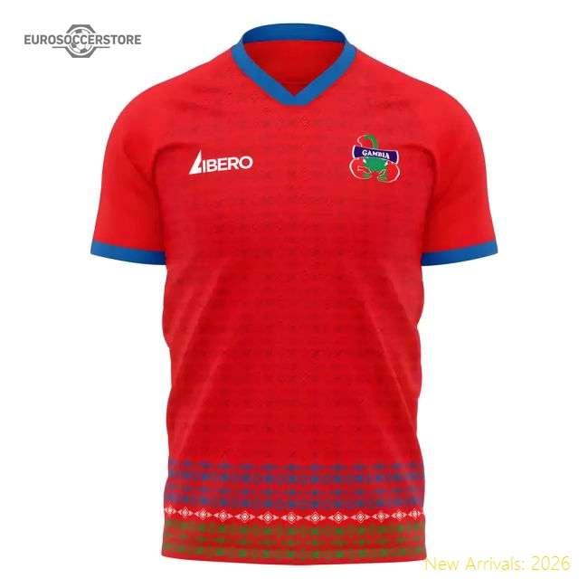 Gambia 2025-2026 Home Concept Football Kit (libero) - Unbeatable Value