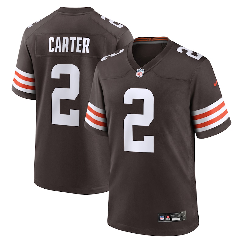 None DeAndre Carter CLE Browns Energetic Premium Material Jersey