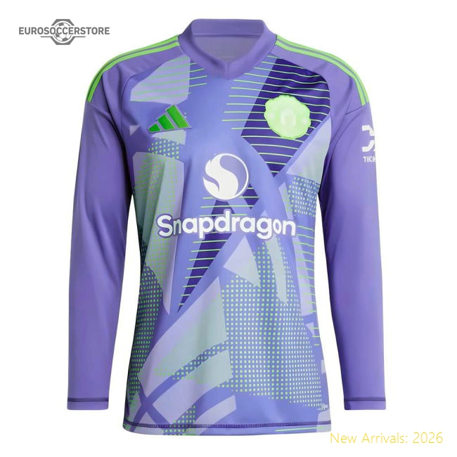2024-2025 Man Utd Home Ls Goalkeeper Football Jersey (Purple)