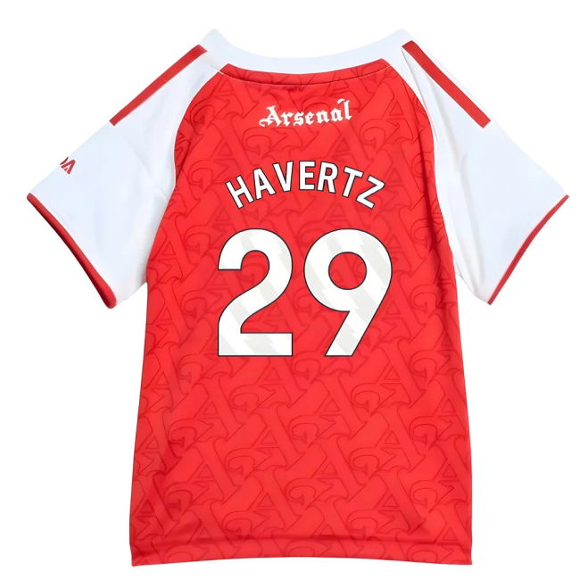 New Arsenal Home Match Shirt 2025-2026 (Havertz 29) (Baby)