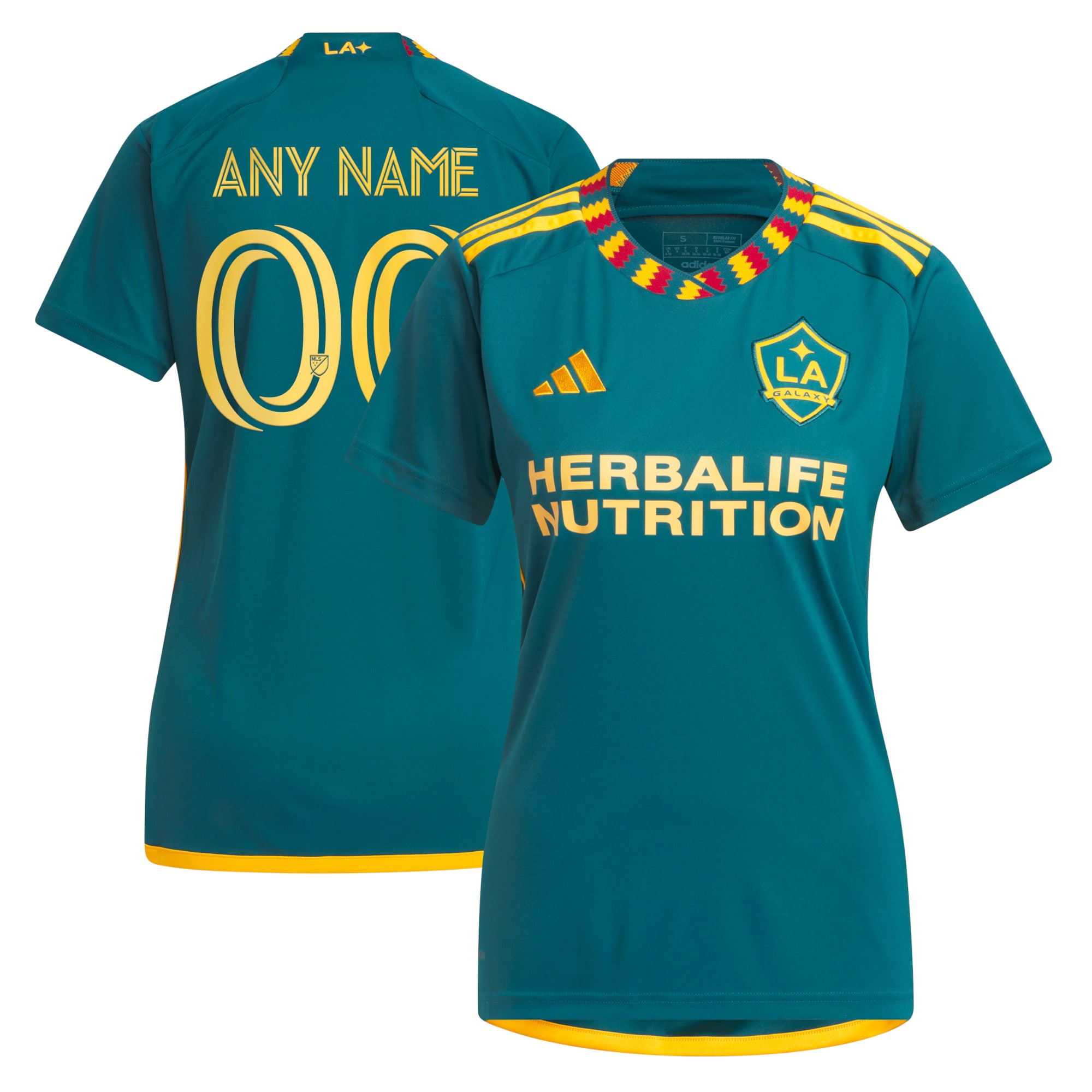[JED] Youth LA Galaxy Women's 2023 LA Kit Replica Custom Jersey - Green