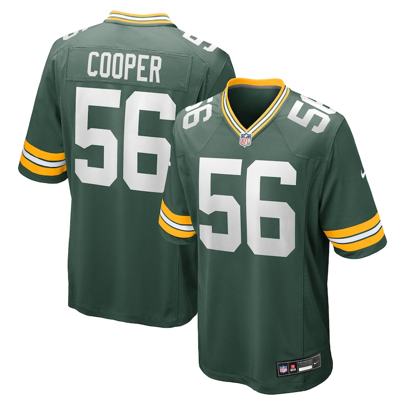 None Edgerrin Cooper GB Packers Championship Top-Grade Jersey