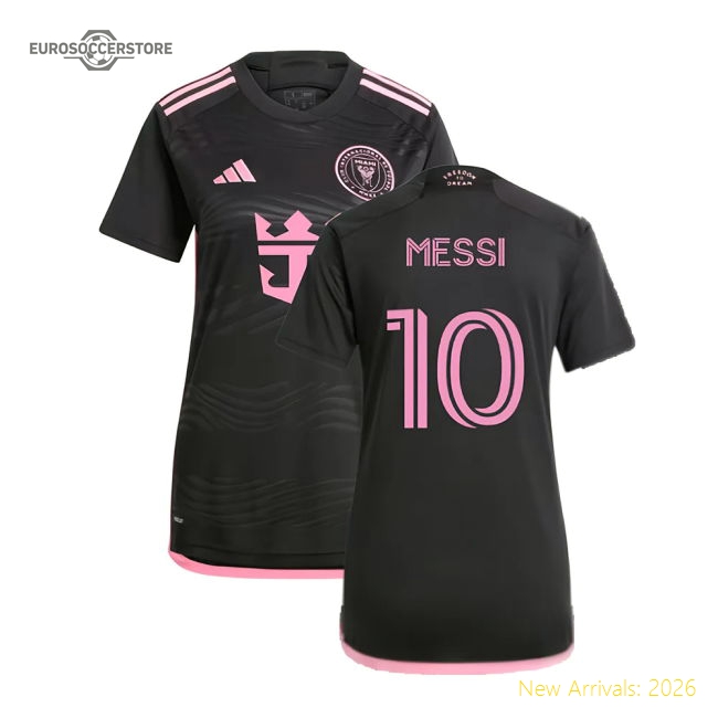 2024-2025 Inter Miami Away Fan Version Womens 2025 Inter Football Jersey