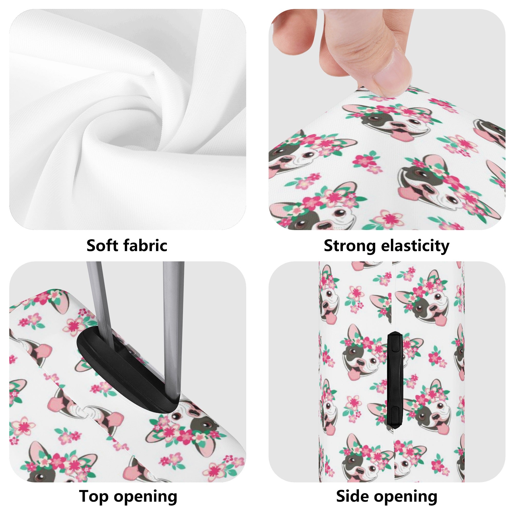 Rocco - Non-slip Luggage Cover For French Bulldogs | Comfort Fit