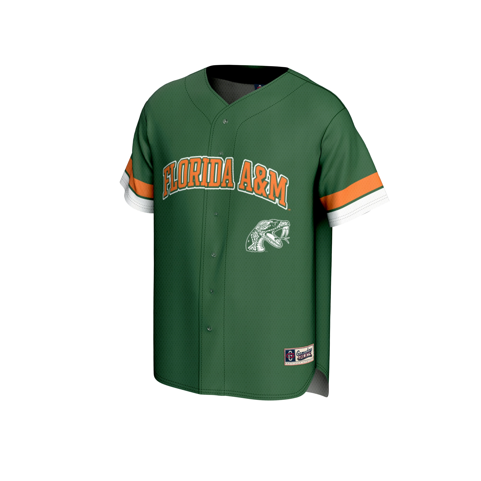 [NJP] Florida A&M Rattlers GameDay Greats Unisex Spirit Baseball Jersey - Green