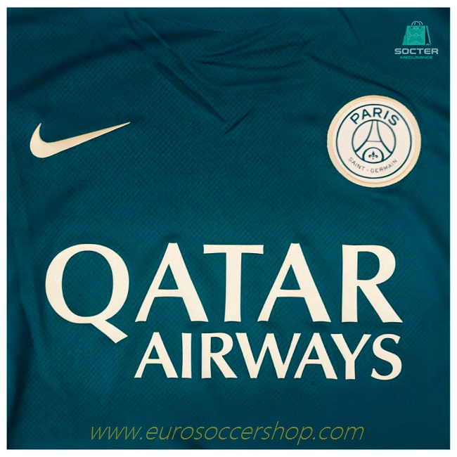 2024-2025 PSG Strike Dri-Fit Training Shirt (Teal)