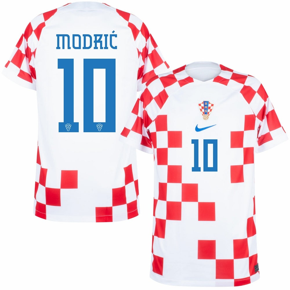 CROATIA HOME JERSEY WORLD CUP 2022 MODRIC