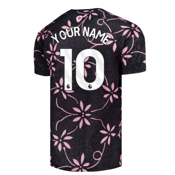 [WSG] 2026 2027 Sunderland Elvis Pre Match Shirt Name) Away Uniform x (Black) (Your