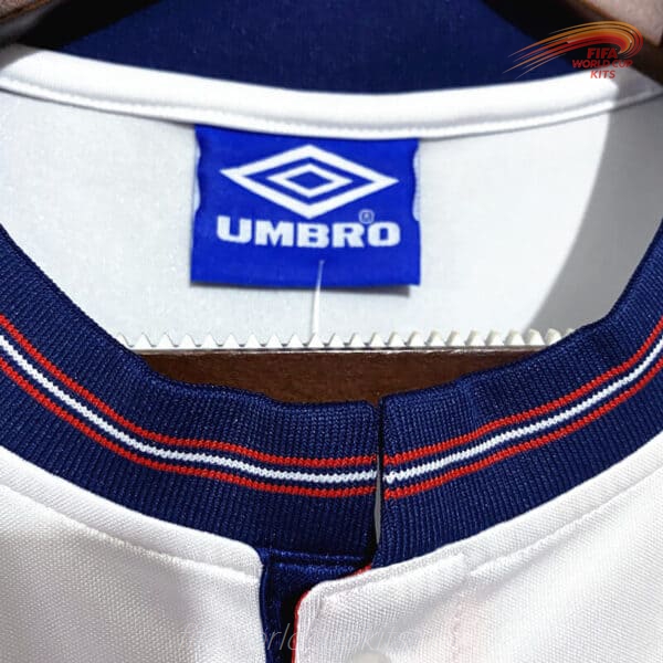 England 1989 vintage Primary Football Strip