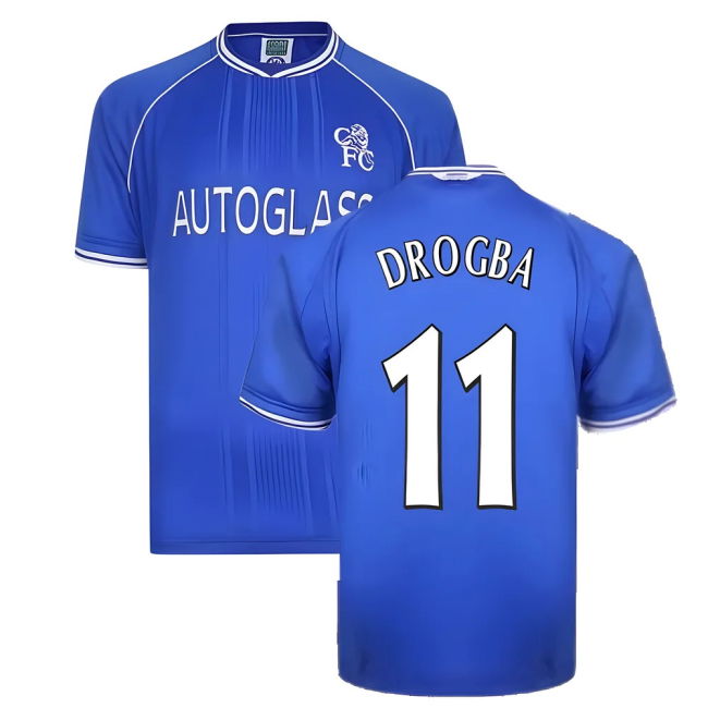 2000-20 Chelsea Official Home Soccer Jersey DROGBA #11 L M S