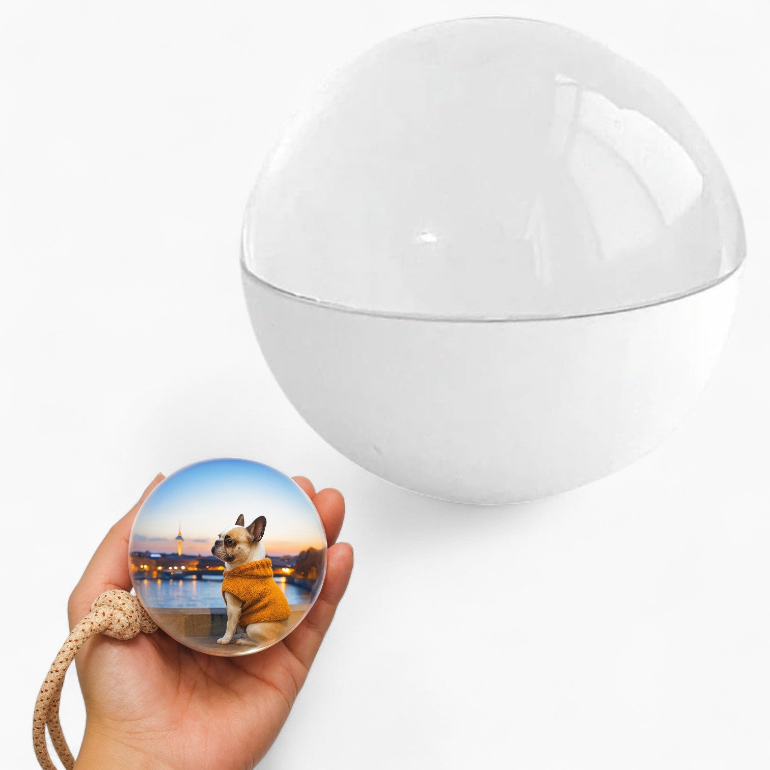 French Bulldog Frencrys French Bulldog Crystal Ball – Customizable 3d