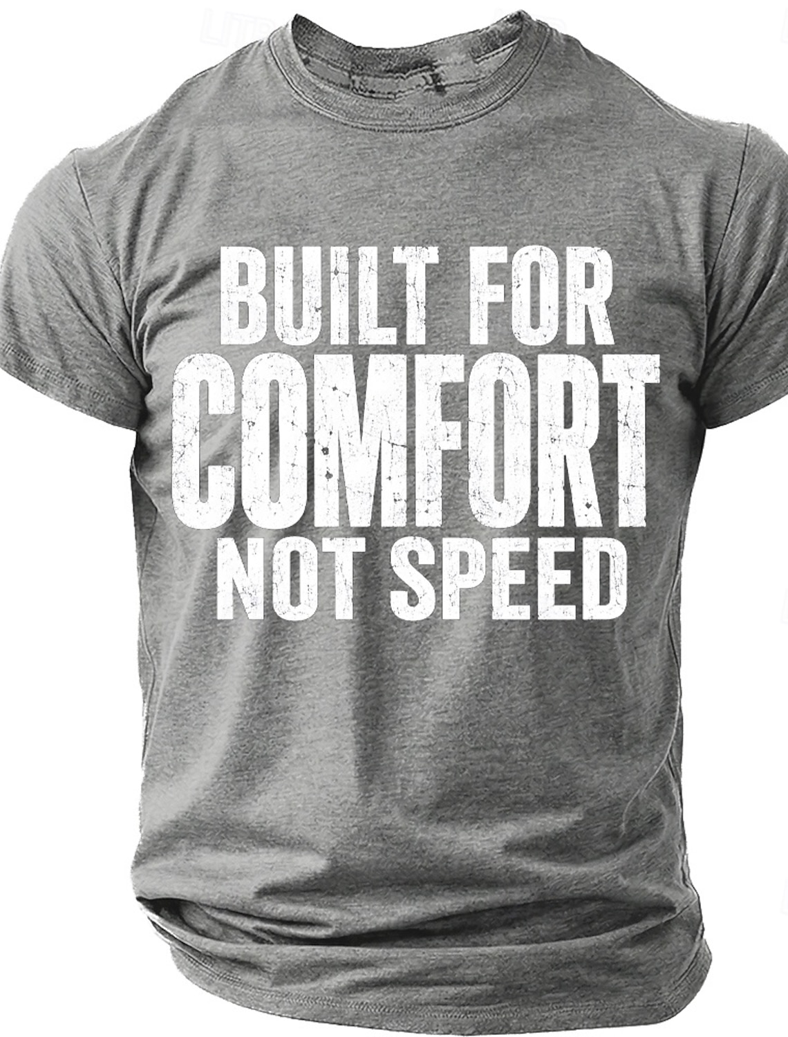Men's Built For Comfort Not Speed Funny Humor Graphic T Shirt Casual Short Sleeve Crew Neck Regular Fit Daily Wear Designer Clothing Apparel S M L XL XXL XXXL