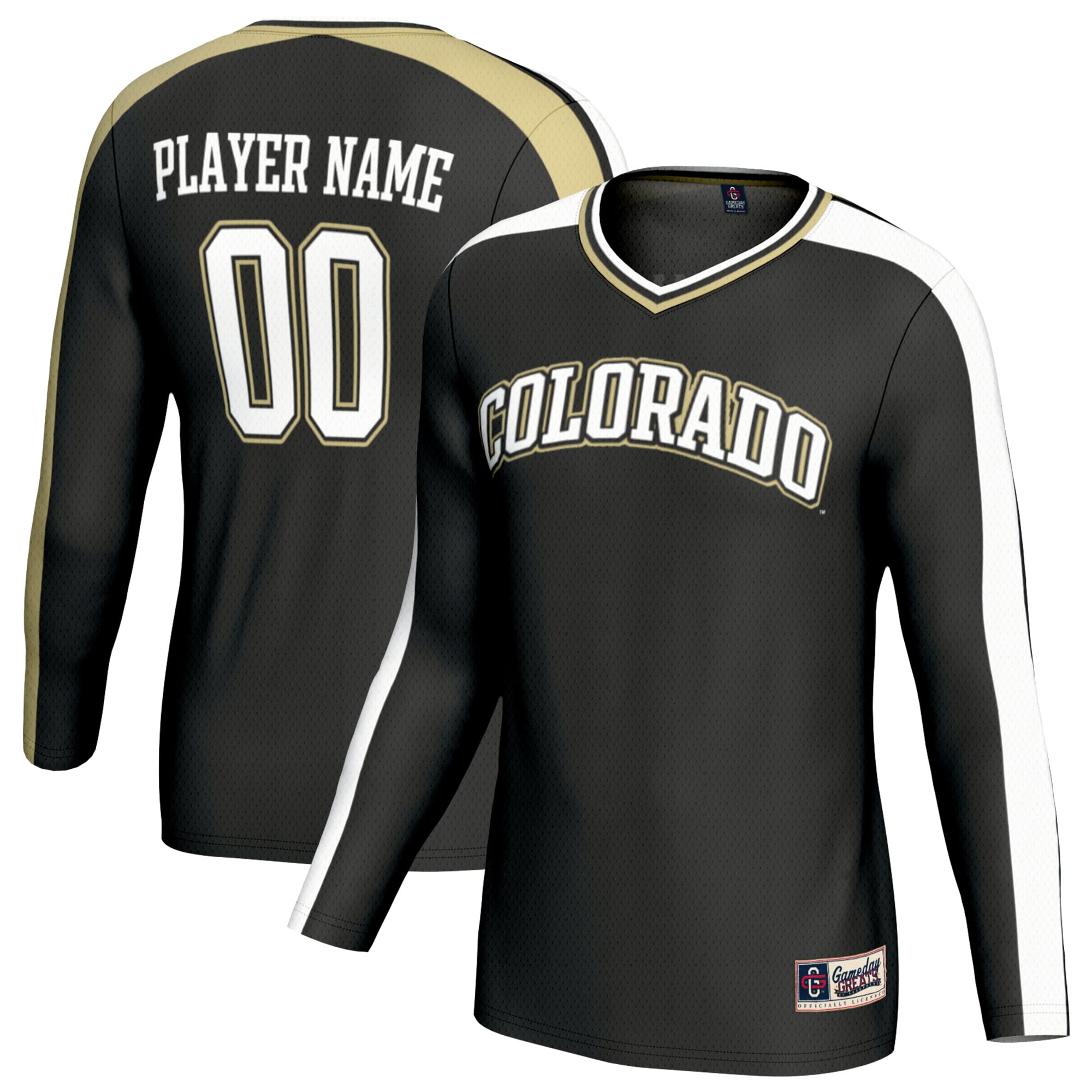 Colorado Buffaloes GameDay Greats Unisex NIL Pick-A-Player Collegiate Women's Volleyball Lightweight Fashion Jersey - Black