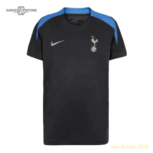 Official 2024-2025 Tottenham Strike Dri-fit Shirt (dark Grey) - Kids