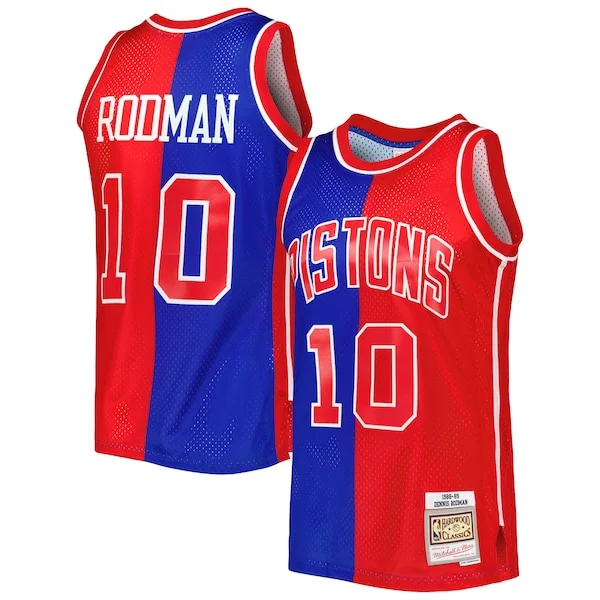 Dennis Rodman DET Swingman Jersey - fashionable exclusive - Red
