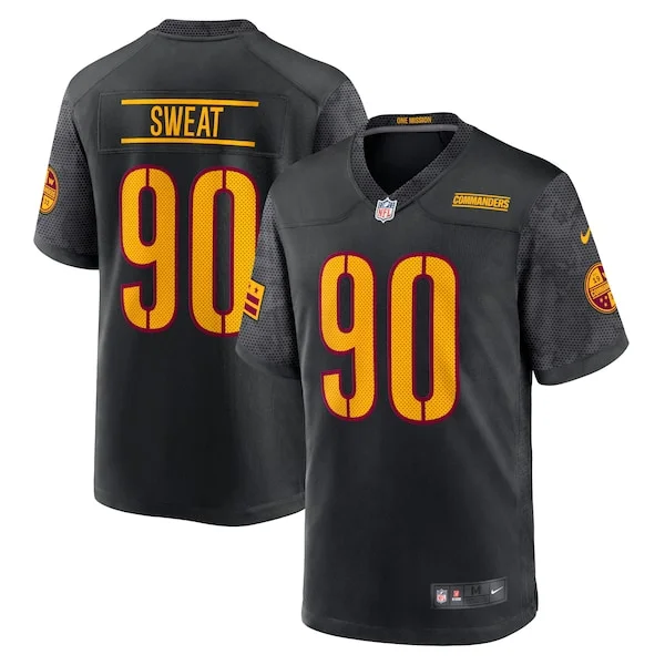 None Montez Sweat Game Jersey - Black | NFL Player Jersey | NFL Footba