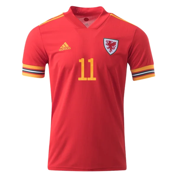 Lightweight Wales Euro 2020 Home 11 BALE Soccer Jersey Shirt