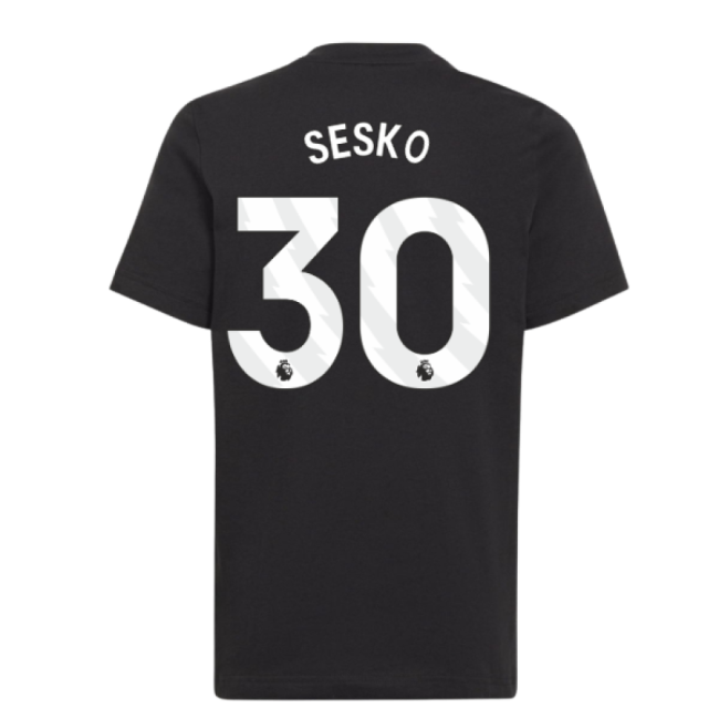 Premium-grade 2025-2026 Man Utd Eu Training Tee (black) (sesko 30)