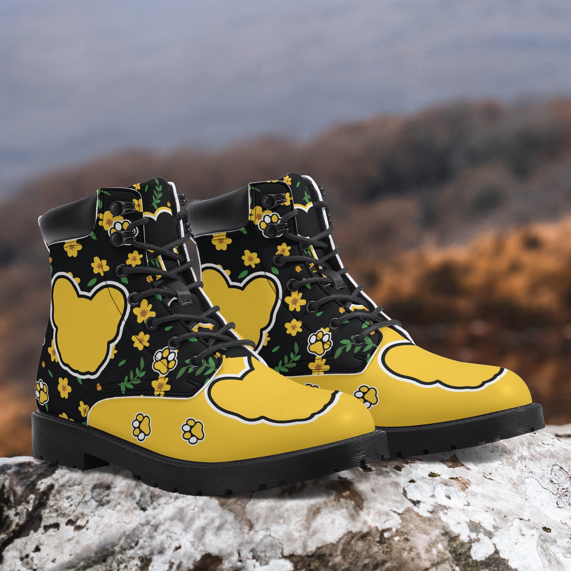 French Bulldog Lover Camilla Casual Leather Boot Perfect Gift Idea