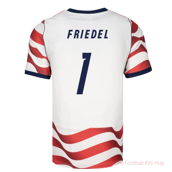 2026-2027 USA USMNT Match Home Authentic Jersey (Friedel 1)