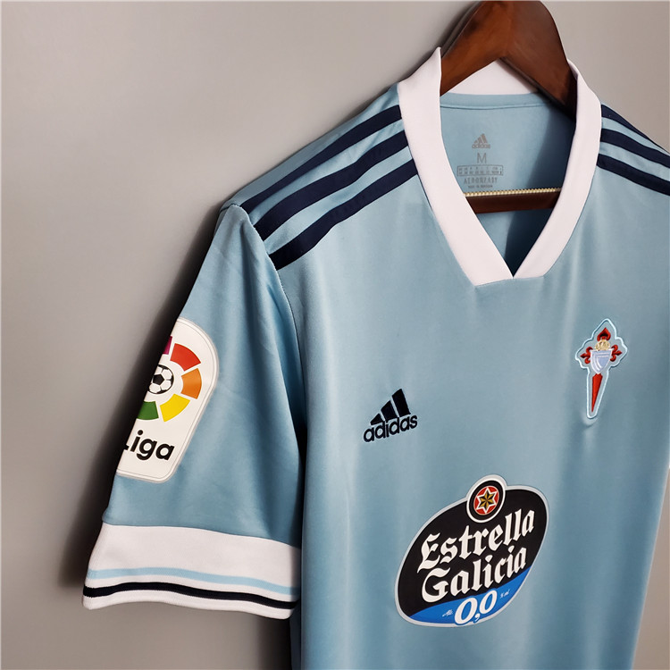 Moisture Wicking Celta de Vigo 20-21 Kit Home Blue Soccer Jersey