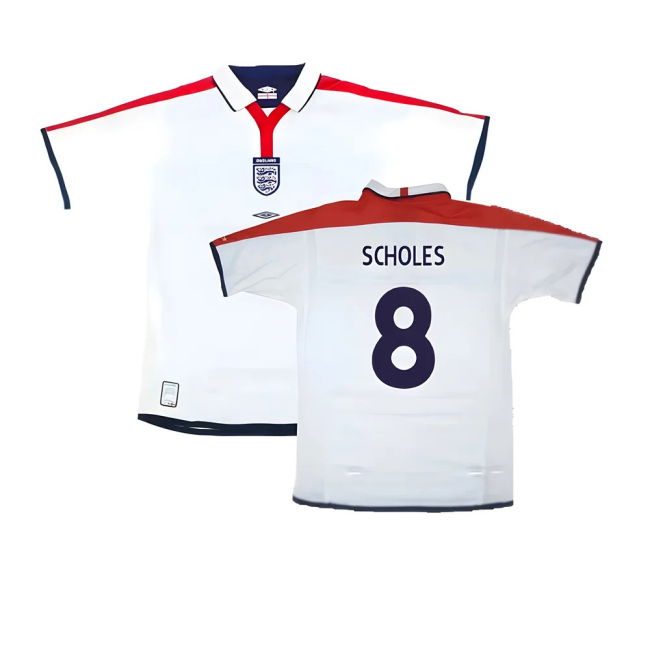 Match Worn Style England Home Pro Level Shirt 2003-2004