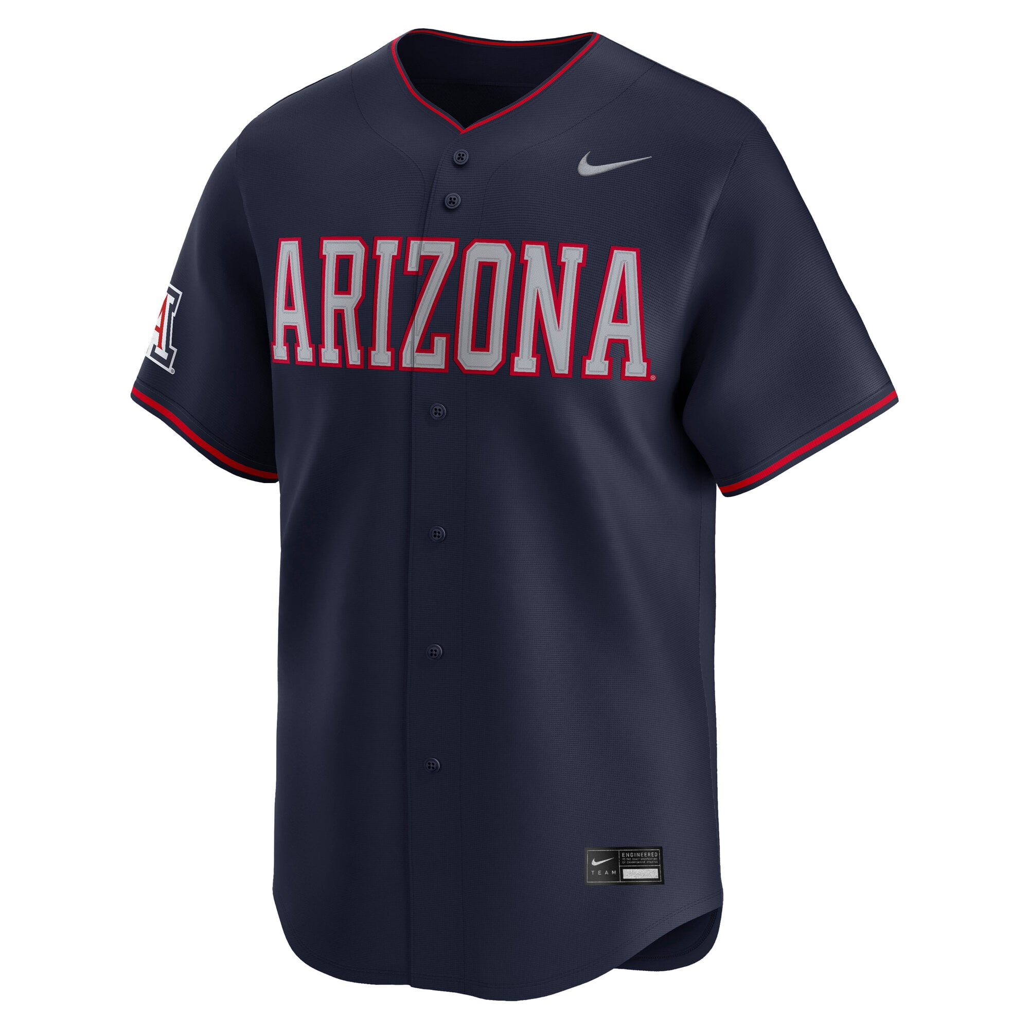 Arizona Wildcats Nike Baseball Limited Jersey - Navy