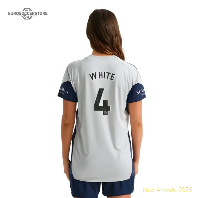 2025-2026 Arsenal Womens Elegant Jersey White Advanced Textile