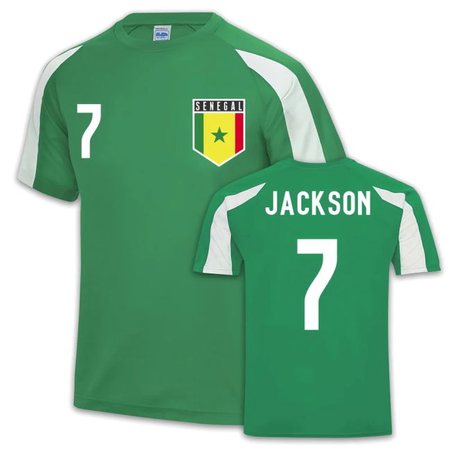 Aero-Dynamic Senegal Sports Training Jersey (Nicolas Jackson 7)