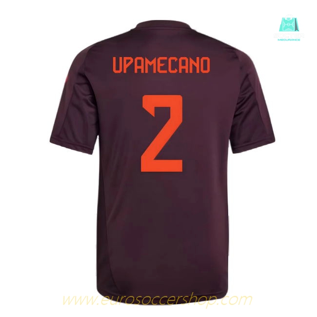 2024-2025 Bayern Munich Training Tee (Shadow Maroon) - Kids (Upamecano 2)