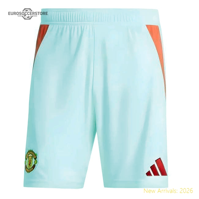 2024-2025 Man Utd Home Shorts (White)