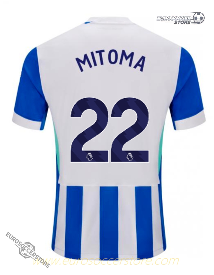 Brighton Hove Albion 25-26 Home Jersey MITOMA 22