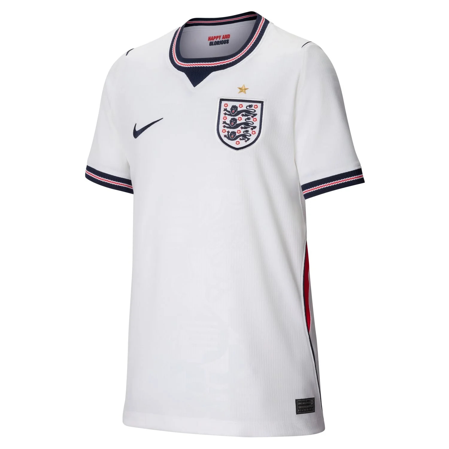 England 2026 Home Youth Jersey - Three Lions Junior Heritage Kit