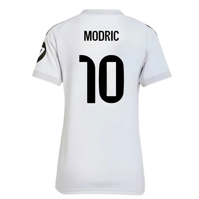 Camiseta Real Madrid 2025-2026 Local Mujeres - Oficial Con Modric 10
