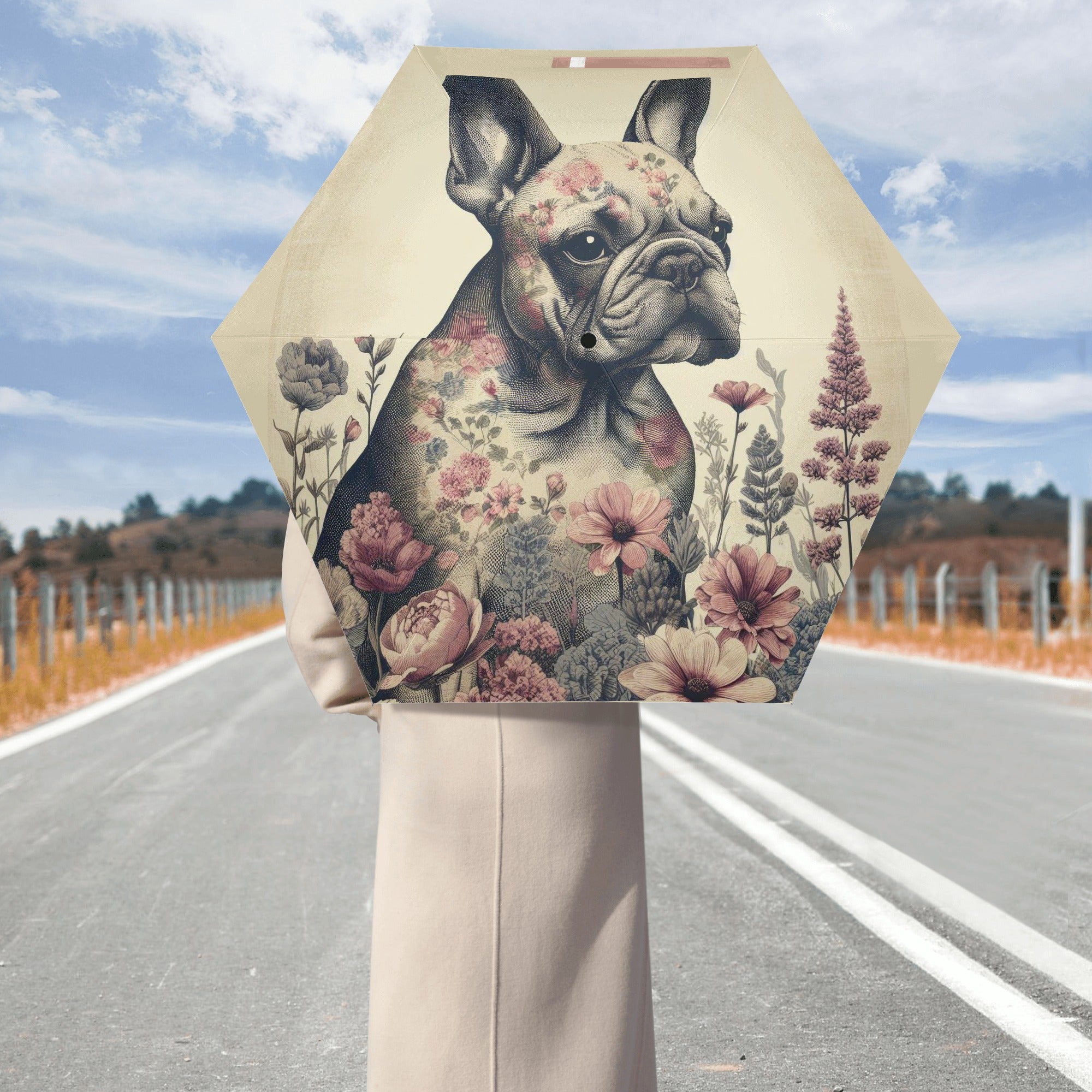 Frenchie-Fan Trendy Everyday Lexi - Umbrella for Daily Life Stylish